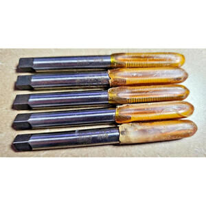 Lot of 5   3/8"-24 N-10 GH3 HSS Plug Tap 4 Flute
